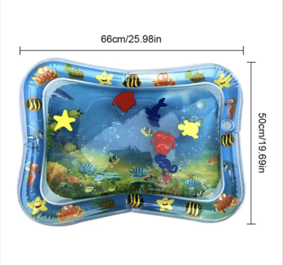 Inflatable Sea Turtle- Brightilo Baby Water Play Mat