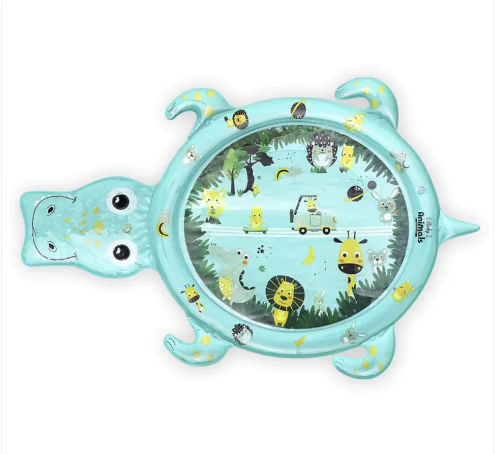 Inflatable Sea Turtle- Brightilo Baby Water Play Mat