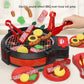 Kids' Play Kitchen Set – Brightilo Electric Oven & Hot Pot