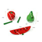 Montessori Wooden Threading Puzzle - Brightilo Watermelon & Cheese Toy