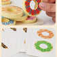 Wooden Donut Puzzle - Brightilo Montessori Early Learning Matching Game