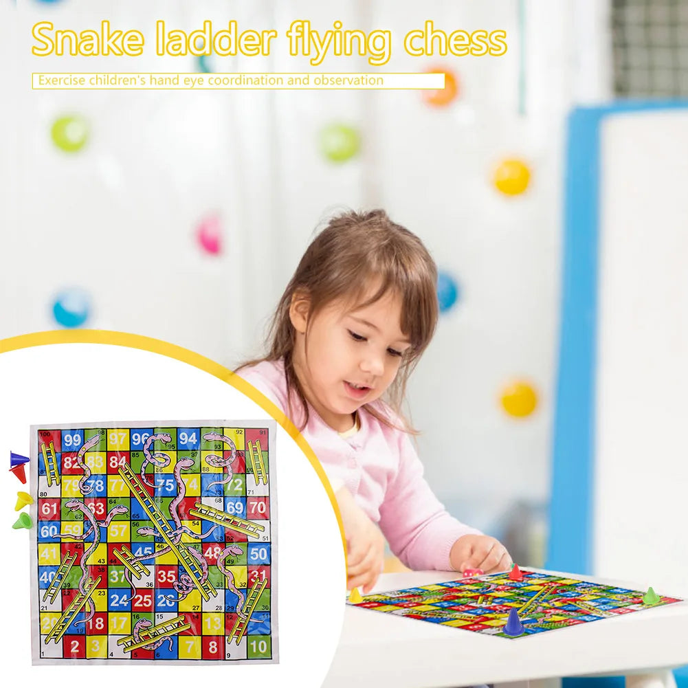 Snakes & Ladders - Brightilo Classic Educational Board Game for Family & Kids