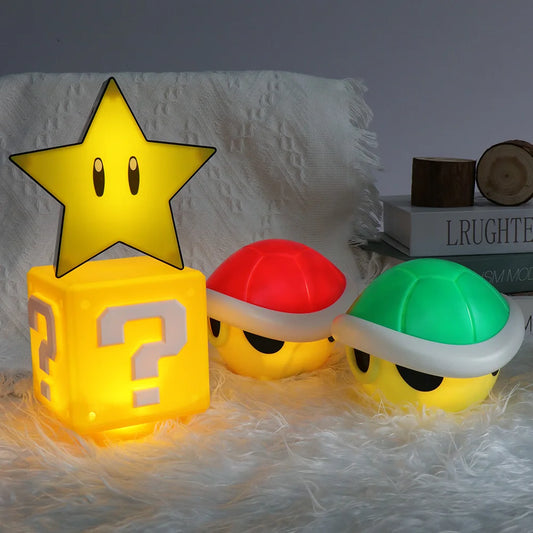 LED Question Mark Night Light - Brightilo USB Rechargeable Lamp for Kids & Gamers