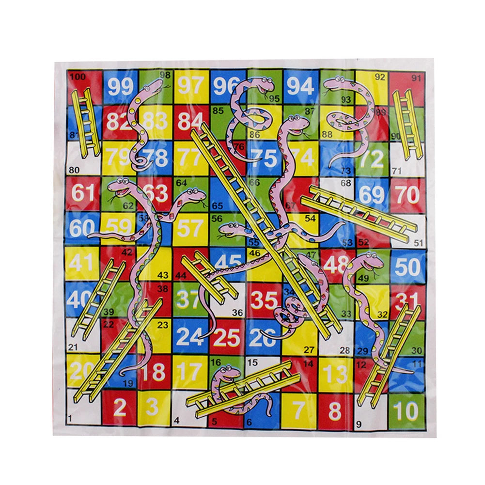 Snakes & Ladders - Brightilo Classic Educational Board Game for Family & Kids