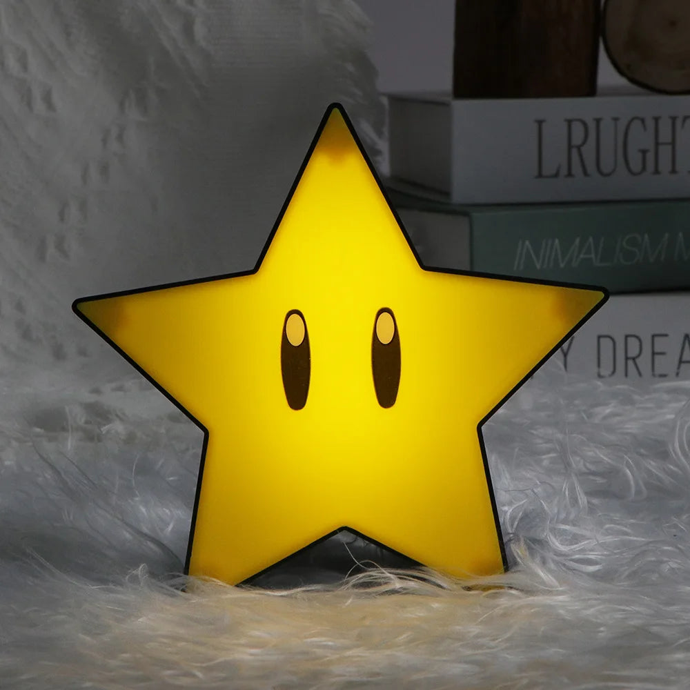 LED Question Mark Night Light - Brightilo USB Rechargeable Lamp for Kids & Gamers