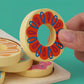 Wooden Donut Puzzle - Brightilo Montessori Early Learning Matching Game