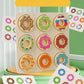 Wooden Donut Puzzle - Brightilo Montessori Early Learning Matching Game