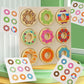 Wooden Donut Puzzle - Brightilo Montessori Early Learning Matching Game