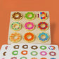 Wooden Donut Puzzle - Brightilo Montessori Early Learning Matching Game