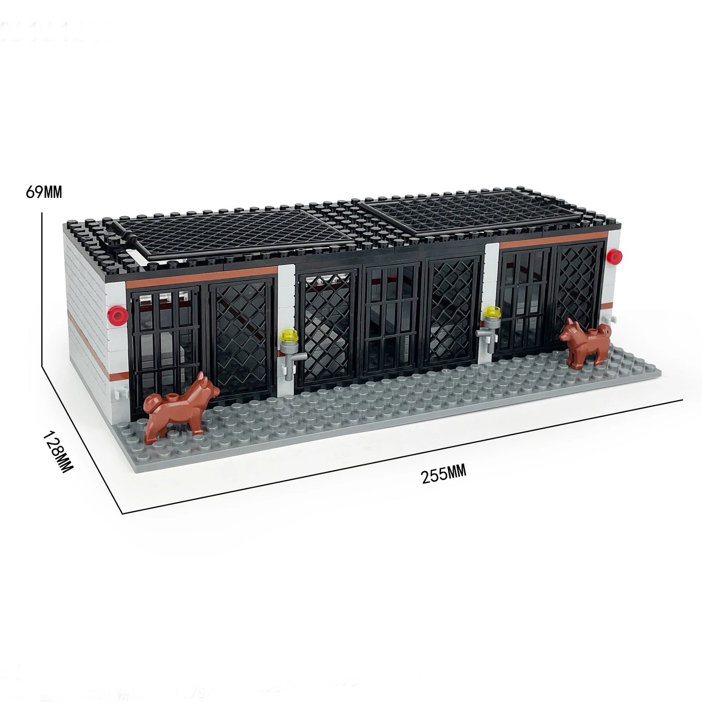 WW2 Army Command Post Building Blocks - Brightilo Military Soldiers Bunker & Sentry Tower Toy