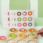 Wooden Donut Puzzle - Brightilo Montessori Early Learning Matching Game