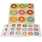 Wooden Donut Puzzle - Brightilo Montessori Early Learning Matching Game