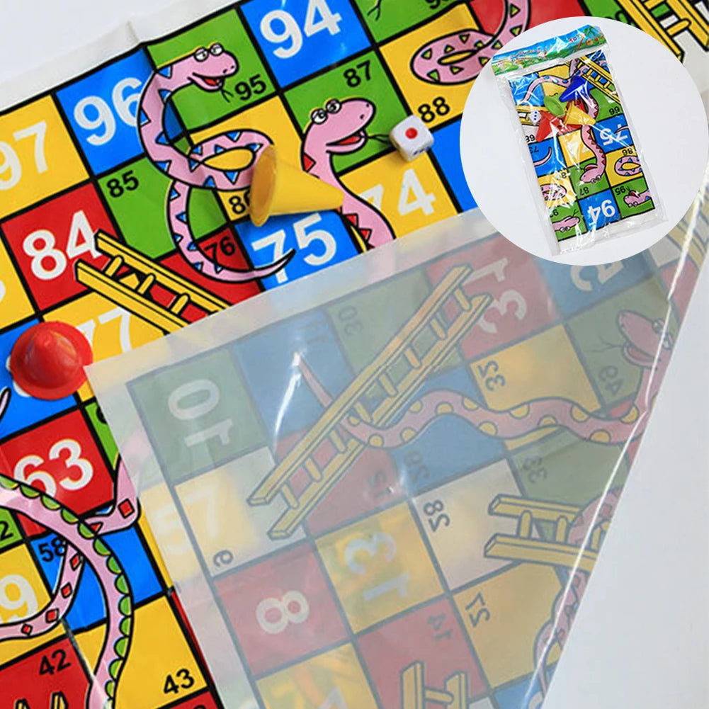 Snakes & Ladders - Brightilo Classic Educational Board Game for Family & Kids