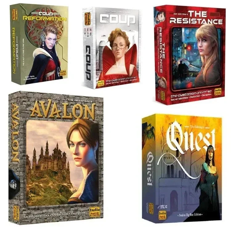 The Resistance Avalon - Brightilo Family Strategy Board Game