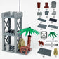 WW2 Army Command Post Building Blocks - Brightilo Military Soldiers Bunker & Sentry Tower Toy