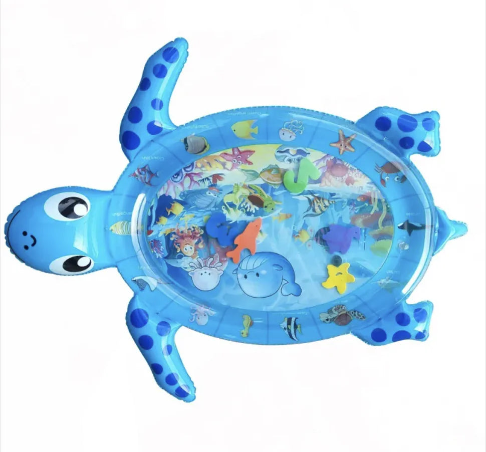 Inflatable Sea Turtle- Brightilo Baby Water Play Mat