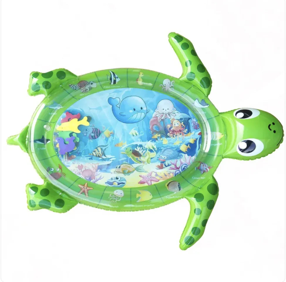 Inflatable Sea Turtle- Brightilo Baby Water Play Mat