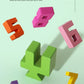 Wooden Digital Building Blocks - Brightilo Fun & Educational Learning Set