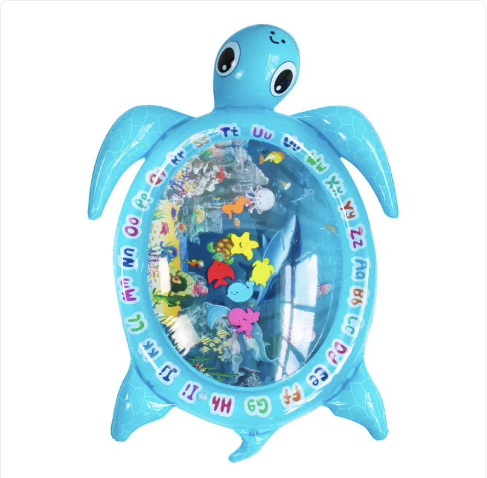 Inflatable Sea Turtle- Brightilo Baby Water Play Mat