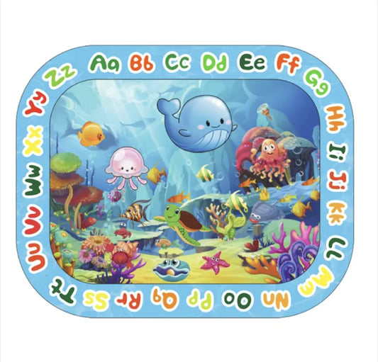 Inflatable Sea Turtle- Brightilo Baby Water Play Mat